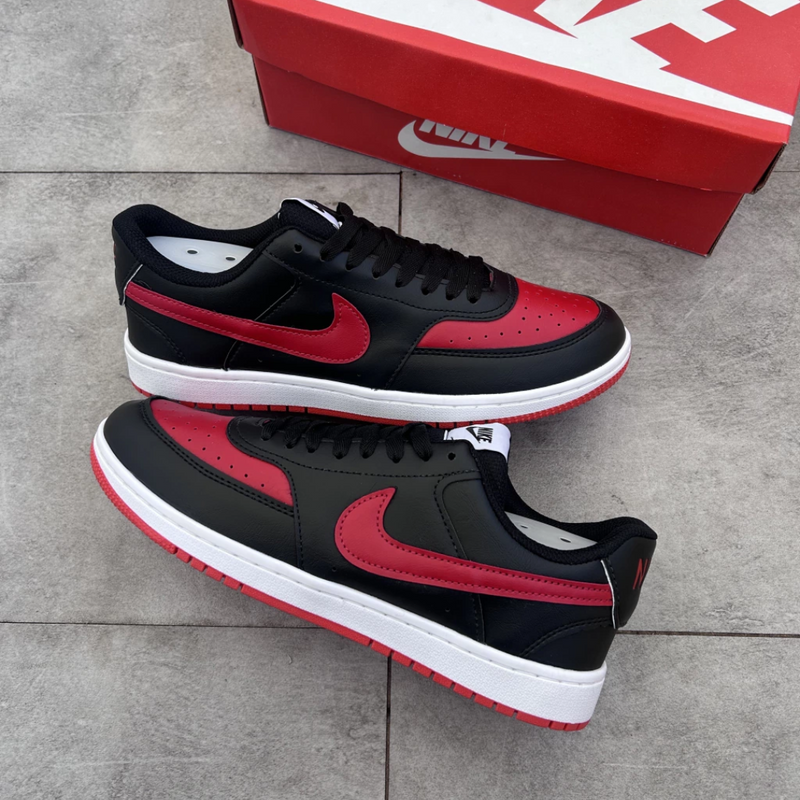 Nike Court Vision Preto/vermelho