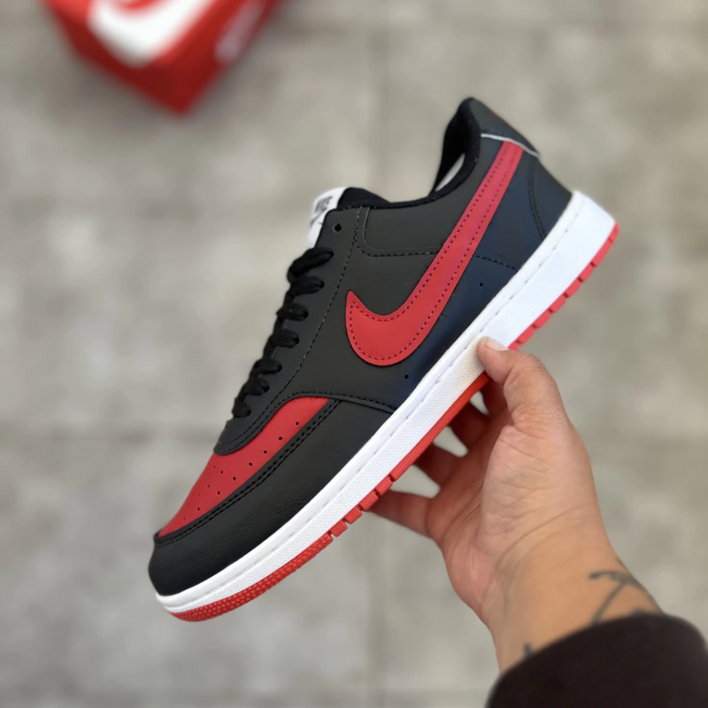 Nike Court Vision Preto/vermelho