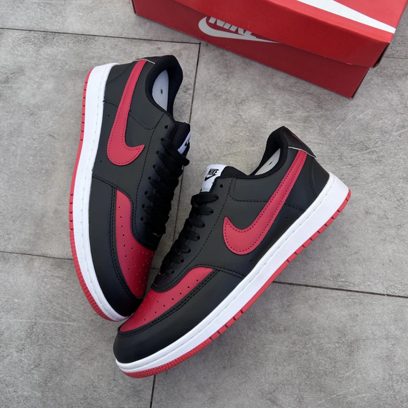 Nike Court Vision Preto/vermelho