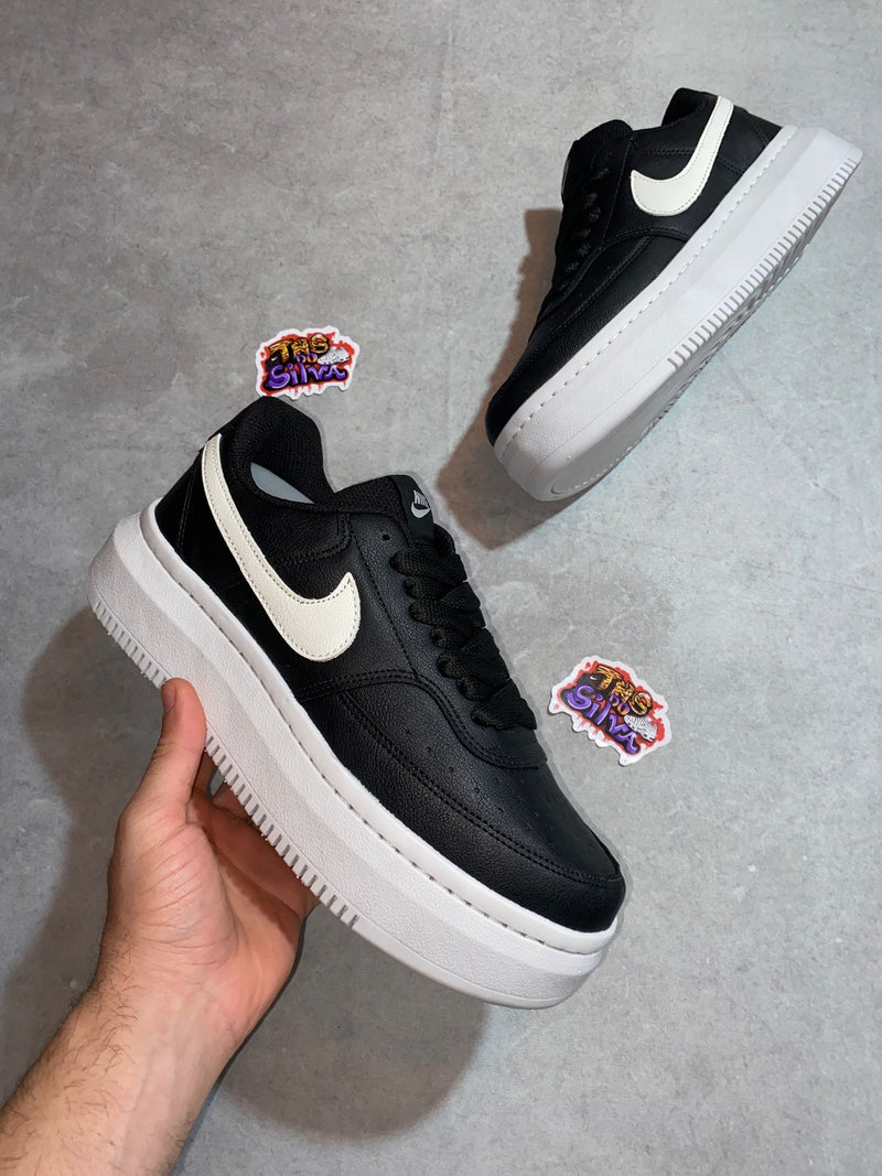 Nike Court Vision Alta Preto/Branco