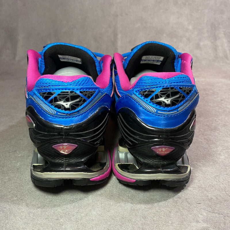 mizuno pro 6 azul e rosa