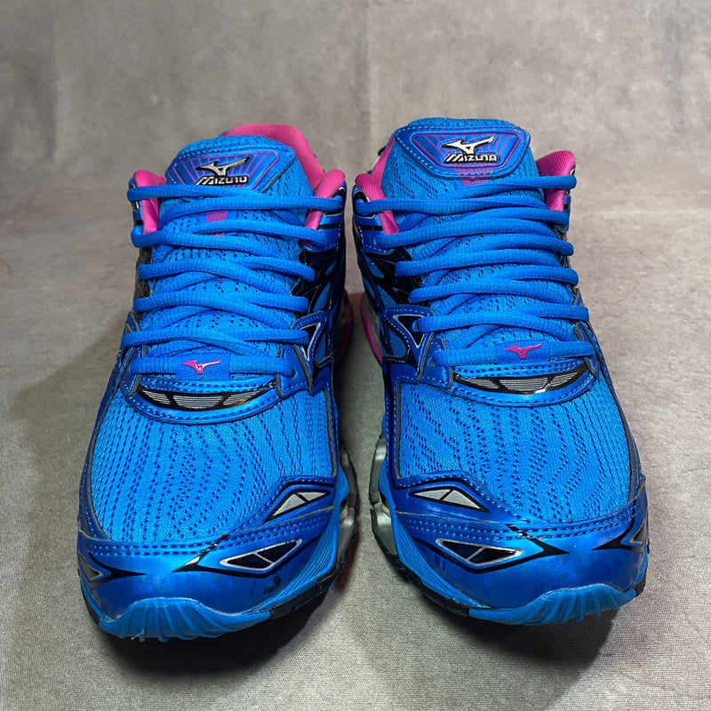 mizuno pro 6 azul e rosa