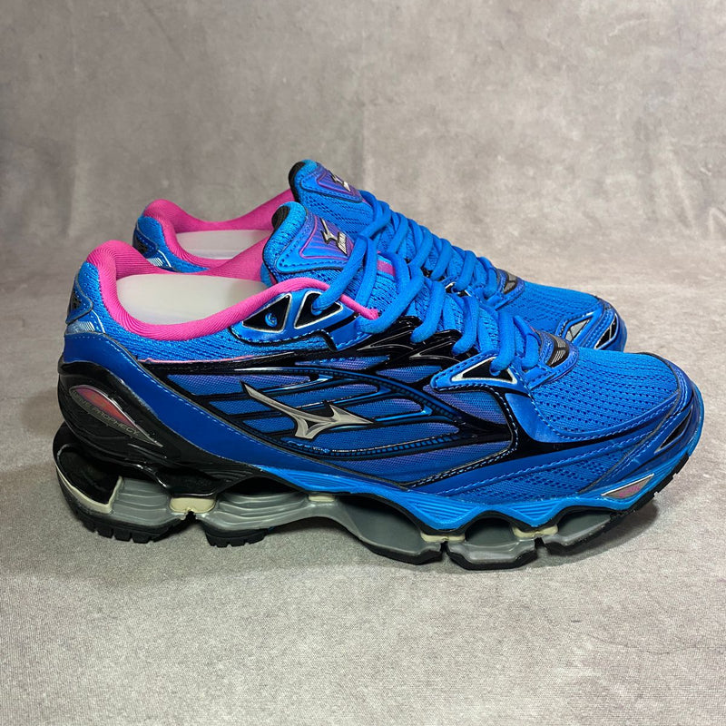 mizuno pro 6 azul e rosa