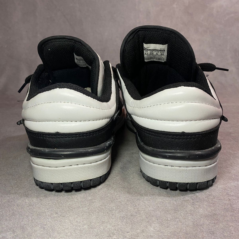 dunk twist black white