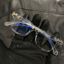 oculos chrome hearts Transparente e Prata