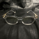 oculos chrome hearts Transparente e Dourado