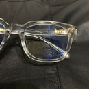 oculos chrome hearts Transparente e Dourado