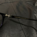 oculos chrome hearts preto e prata