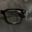 oculos chrome hearts preto e prata