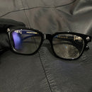 oculos chrome hearts preto e prata