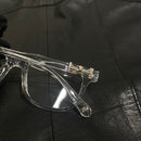 oculos chrome hearts transparente e prata