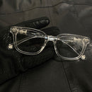 oculos chrome hearts transparente e prata