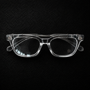 oculos chrome hearts Transparente e Prata